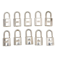 エルメス カデナ 南京錠 10個セット シルバー メタル レディース HERMES 【中古】