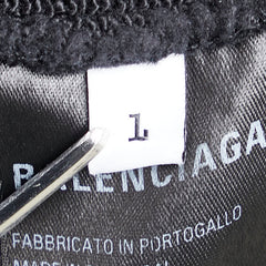 バレンシアガ 24SS NEW TAPE TYPE HOODIE プルオーバーパーカー フーディー サイズ：L 739024 ブラック コットン メンズ BALENCIAGA 【中古】