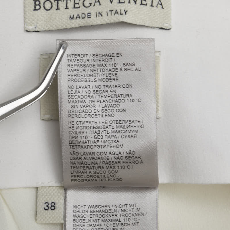 ボッテガヴェネタ スカート サイズ：38 ホワイト ポリエステル シルク レディース BOTTEGAVENETA 【中古】