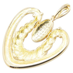 K18YG イエローゴールド ダイヤ0.23ct ペンダントトップ レディース 【中古】