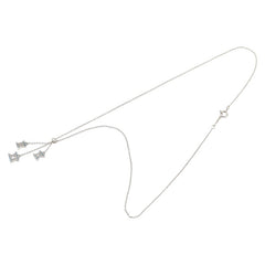 ティファニー アトラス 3シンボル 1Pダイヤ ネックレス SV925 シルバー レディース TIFFANY&Co. 【中古】