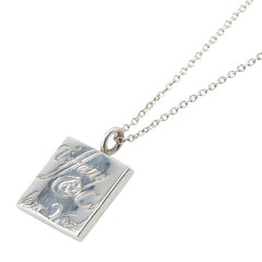 ティファニー ノーツ スクエア ネックレス SV925 シルバー レディース TIFFANY&Co. 【中古】