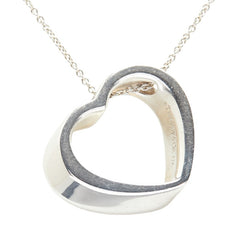 ティファニー ジオメトリックハート ネックレス SV925 シルバー レディース TIFFANY&Co. 【中古】