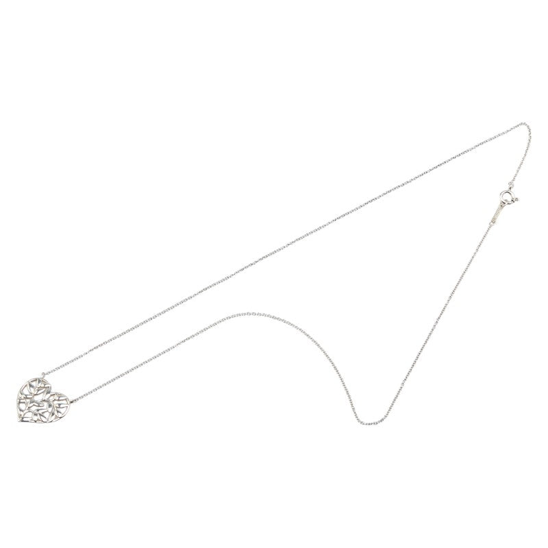 ティファニー オリーブリーフ ハートモチーフ ネックレス SV925 シルバー レディース TIFFANY&Co. 【中古】