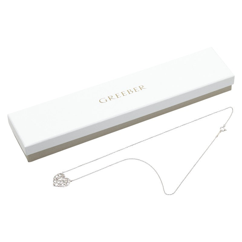 ティファニー オリーブリーフ ハートモチーフ ネックレス SV925 シルバー レディース TIFFANY&Co. 【中古】