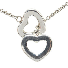 ティファニー ハートリンク ラリアット ペンダントネックレス SV925 シルバー レディース TIFFANY&Co. 【中古】