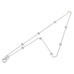 ティファニー ハートリンク ラリアット ペンダントネックレス SV925 シルバー レディース TIFFANY&Co. 【中古】