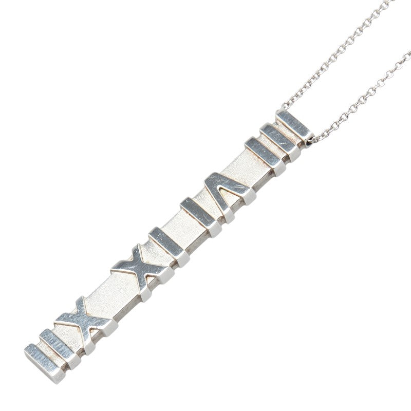 ティファニー アトラス バー ペンダントネックレス SV925 シルバー レディース TIFFANY&Co. 【中古】