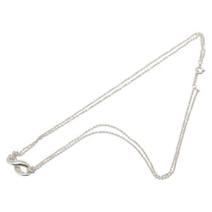 ティファニー インフィニティ ネックレス ダブルチェーン SV925 シルバー レディース TIFFANY&Co. 【中古】