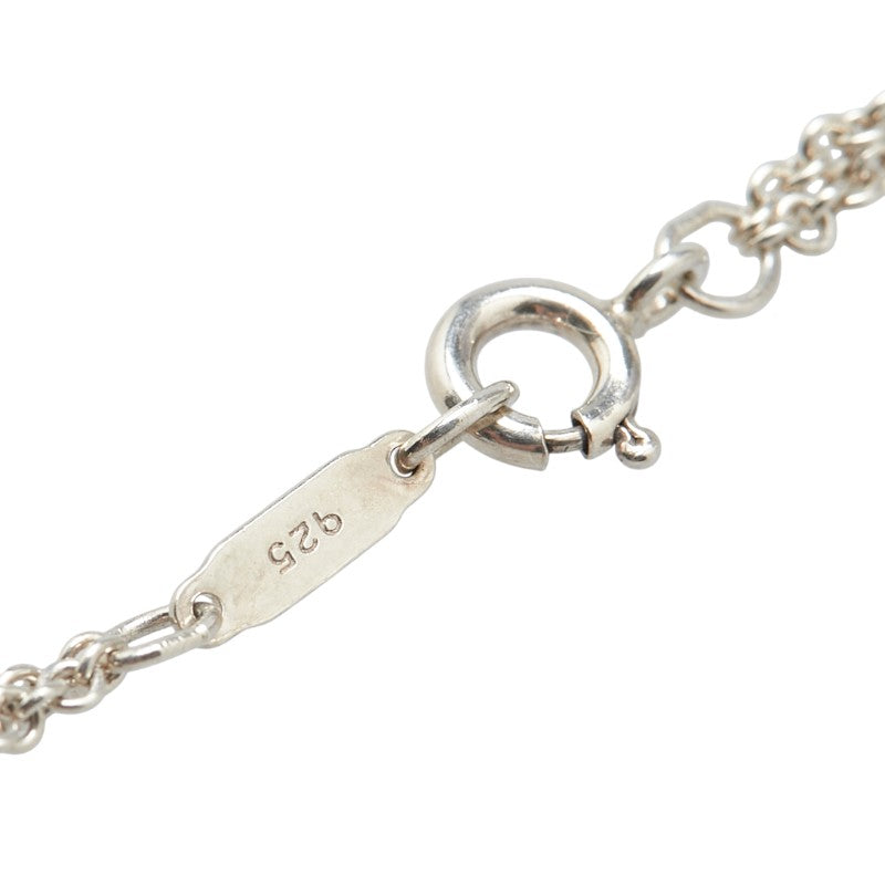 ティファニー インフィニティ ネックレス ダブルチェーン SV925 シルバー レディース TIFFANY&Co. 【中古】