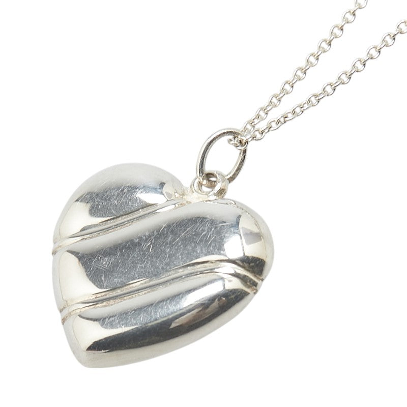 ティファニー ハート ネックレス SV925 シルバー レディース TIFFANY&Co. 【中古】