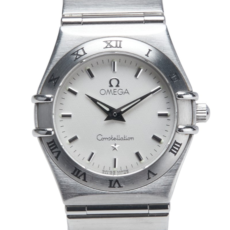 オメガ コンステレーション 腕時計 1572.30 クオーツ シルバー文字盤 ステンレススチール レディース OMEGA 【中古】