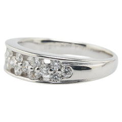 K18WG ホワイトゴールド ダイヤ0.50ct リング 指輪 レディース 12号 【中古】