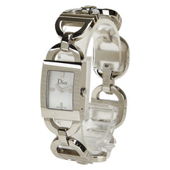 ディオール マリス 腕時計 D78-109 クオーツ ホワイト文字盤 ステンレススチール レディース Dior 【中古】