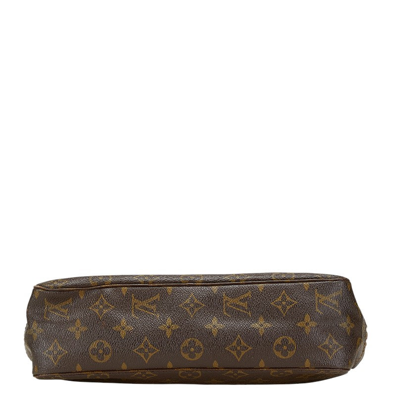 ルイ ヴィトン モノグラム トゥルーストワレット 28 セカンドバッグ クラッチバッグ M47522 ブラウン PVC レディース LOUIS VUITTON 【中古】