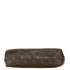 ルイ ヴィトン モノグラム トゥルーストワレット 28 セカンドバッグ クラッチバッグ M47522 ブラウン PVC レディース LOUIS VUITTON 【中古】