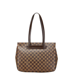 ルイ ヴィトン ダミエ パリオリPM ハンドバッグ トートバッグ N51123 ブラウン PVC レザー レディース LOUIS VUITTON 【中古】