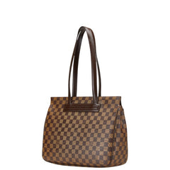 ルイ ヴィトン ダミエ パリオリPM ハンドバッグ トートバッグ N51123 ブラウン PVC レザー レディース LOUIS VUITTON 【中古】