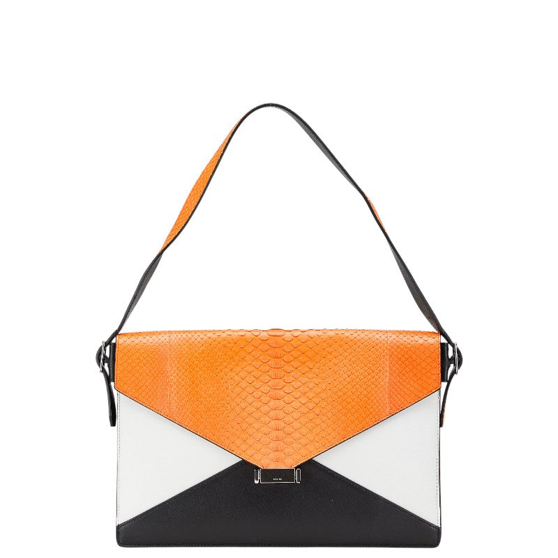 セリーヌ ワンショルダーバッグ マルチカラー レザー パイソン レディース CELINE 【中古】