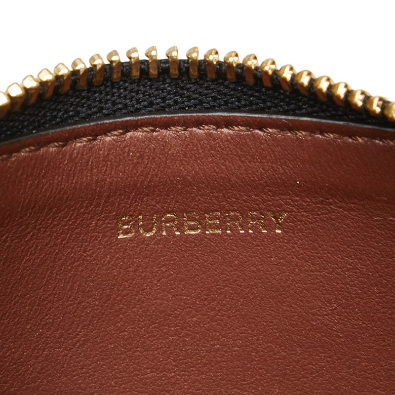 バーバリー コインケース パスケース フラグメントケース ブラウン マルチカラー PVC レディース BURBERRY 【中古】