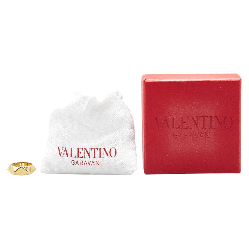 ヴァレンチノ ロックスタッズ リング 指輪 ゴールド メッキ レディース Valentino 【中古】