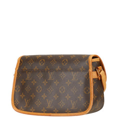 ルイ ヴィトン モノグラム ソローニュ 斜め掛け ショルダーバッグ M42250 ブラウン PVC レザー レディース LOUIS VUITTON 【中古】