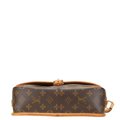 ルイ ヴィトン モノグラム ソローニュ 斜め掛け ショルダーバッグ M42250 ブラウン PVC レザー レディース LOUIS VUITTON 【中古】