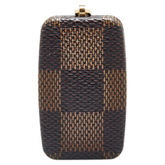 ルイ ヴィトン ダミエ アストロピル キーホルダー キーリング M6618 ブラウン ゴールド PVC メッキ レディース LOUIS VUITTON 【中古】