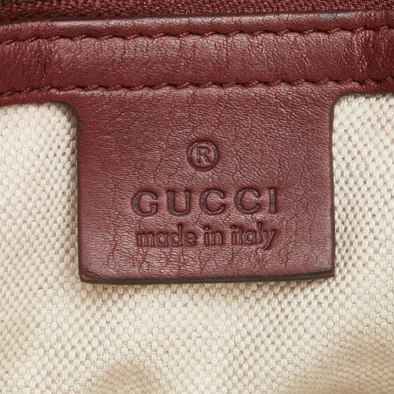 グッチ トートバッグ 269926 ボルドー ワインレッド レザー レディース GUCCI 【中古】