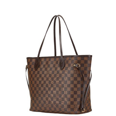 ルイ ヴィトン ダミエ ネヴァーフルMM トートバッグ N51105 ブラウン PVC レザー レディース LOUIS VUITTON 【中古】