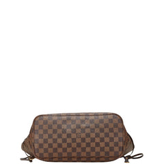ルイ ヴィトン ダミエ ネヴァーフルMM トートバッグ N51105 ブラウン PVC レザー レディース LOUIS VUITTON 【中古】