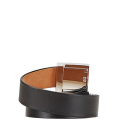 ルイ ヴィトン サンチュール スタンプ ベルト サイズ：90/36 M6896W ブラック レザー メンズ LOUIS VUITTON 【中古】