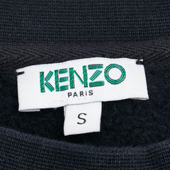 ケンゾー スウェットトレーナー サイズ:S ブラック マルチカラー コットン レディース KENZO 【中古】