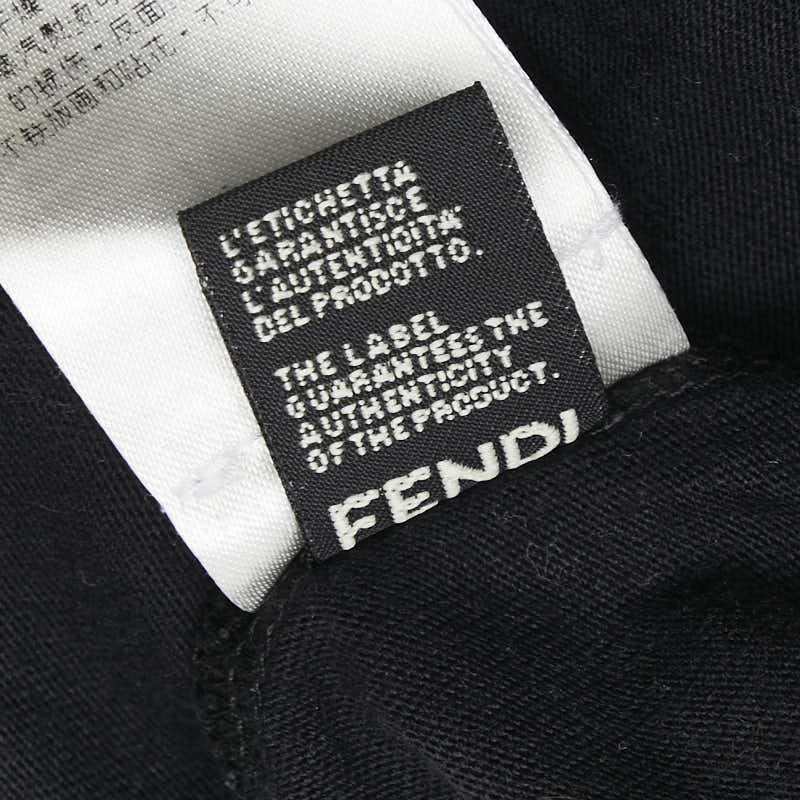 フェンディ LOVE 半袖Ｔシャツ サイズ:36 ブラック コットン レディース FENDI 【中古】