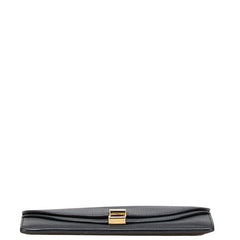 クロエ ジョージア ダブルフラップ 長財布 ブラック レザー レディース Chloe 【中古】