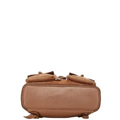 グッチ バンブー リュック バックパック 003 1998 0016 ブラウン スウェード レザー レディース GUCCI 【中古】