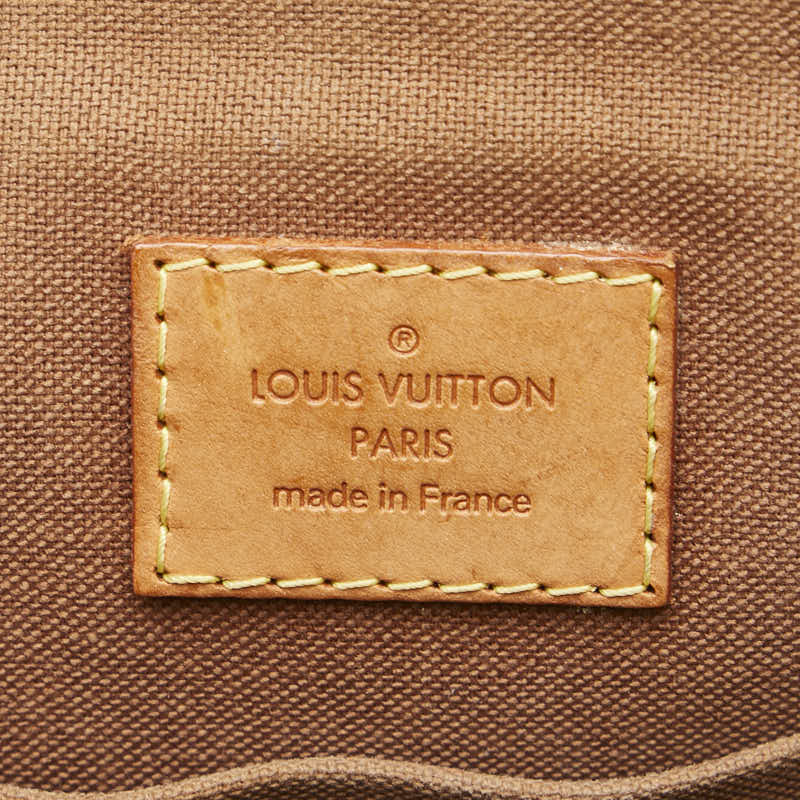 ルイ ヴィトン モノグラム ポパンクール オ ショルダーバッグ トートバッグ M40007 ブラウン PVC レザー レディース LOUIS VUITTON 【中古】