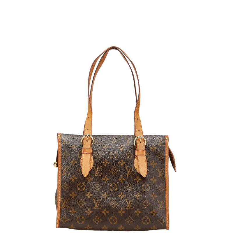ルイ ヴィトン モノグラム ポパンクール オ ショルダーバッグ トートバッグ M40007 ブラウン PVC レザー レディース LOUIS VUITTON 【中古】