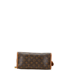 ルイ ヴィトン モノグラム ポパンクール オ ショルダーバッグ トートバッグ M40007 ブラウン PVC レザー レディース LOUIS VUITTON 【中古】