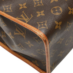 ルイ ヴィトン モノグラム ポパンクール オ ショルダーバッグ トートバッグ M40007 ブラウン PVC レザー レディース LOUIS VUITTON 【中古】
