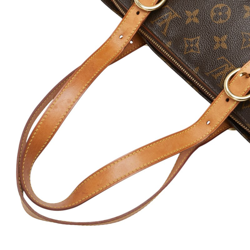 ルイ ヴィトン モノグラム ポパンクール オ ショルダーバッグ トートバッグ M40007 ブラウン PVC レザー レディース LOUIS VUITTON 【中古】