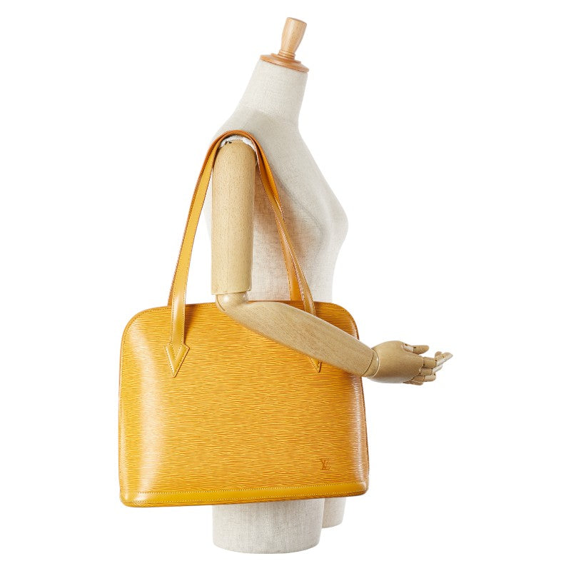 ルイ ヴィトン エピ リュサック ショルダーバッグ トートバッグ M52289 タッシリイエロー レザー レディース LOUIS VUITTON 【中古】