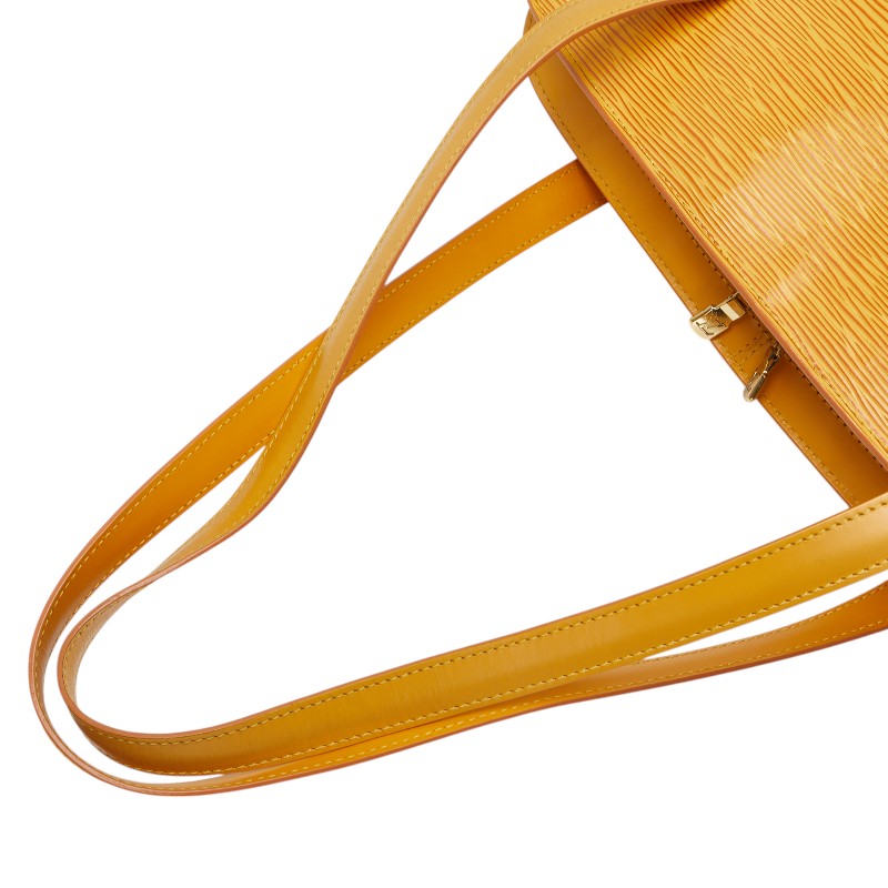 ルイ ヴィトン エピ リュサック ショルダーバッグ トートバッグ M52289 タッシリイエロー レザー レディース LOUIS VUITTON 【中古】