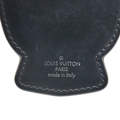 ルイ ヴィトン モノグラム エクリプス ポル クレオウル フクロウ 梟 キーホルダー チャーム M69482 ノワール ブラック レザー PVC レディース LOUIS VUITTON 【中古】