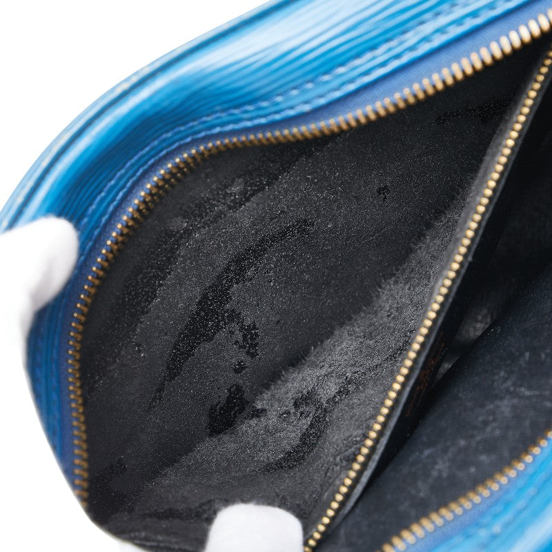ルイ ヴィトン エピ ジョヌフィーユ 斜め掛け ショルダーバッグ M52155 トレドブルー レザー レディース LOUIS VUITTON 【中古】