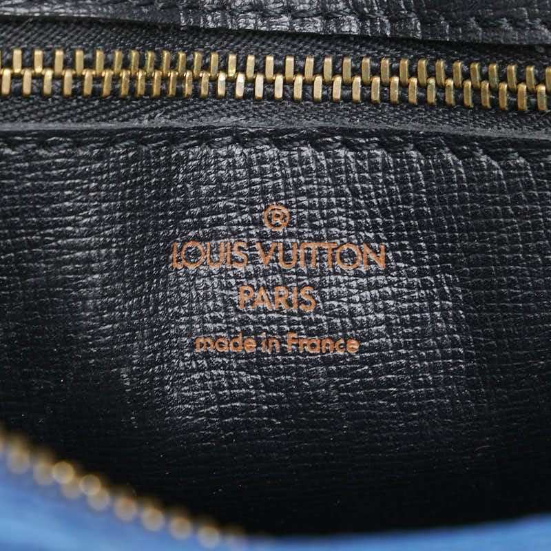 ルイ ヴィトン エピ ジョヌフィーユ 斜め掛け ショルダーバッグ M52155 トレドブルー レザー レディース LOUIS VUITTON 【中古】