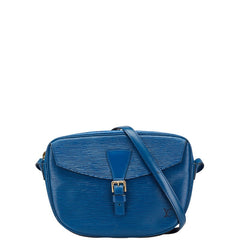 ルイ ヴィトン エピ ジョヌフィーユ 斜め掛け ショルダーバッグ M52155 トレドブルー レザー レディース LOUIS VUITTON 【中古】
