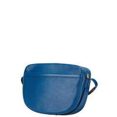 ルイ ヴィトン エピ ジョヌフィーユ 斜め掛け ショルダーバッグ M52155 トレドブルー レザー レディース LOUIS VUITTON 【中古】