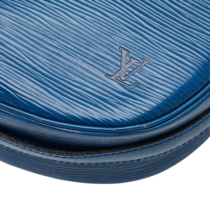 ルイ ヴィトン エピ ジョヌフィーユ 斜め掛け ショルダーバッグ M52155 トレドブルー レザー レディース LOUIS VUITTON 【中古】