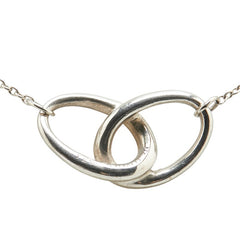 ティファニー ダブルループ ネックレス SV925 シルバー レディース TIFFANY&Co. 【中古】